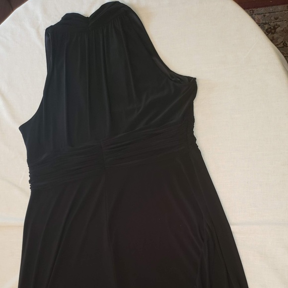 Jones Studio Black Halter Cocktail Dress - 22w - Picture 2 of 7